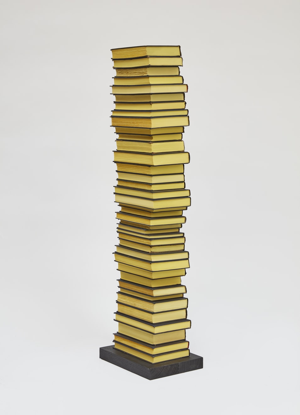 Jared Bark, Black/Yellow Book Stack, 2018