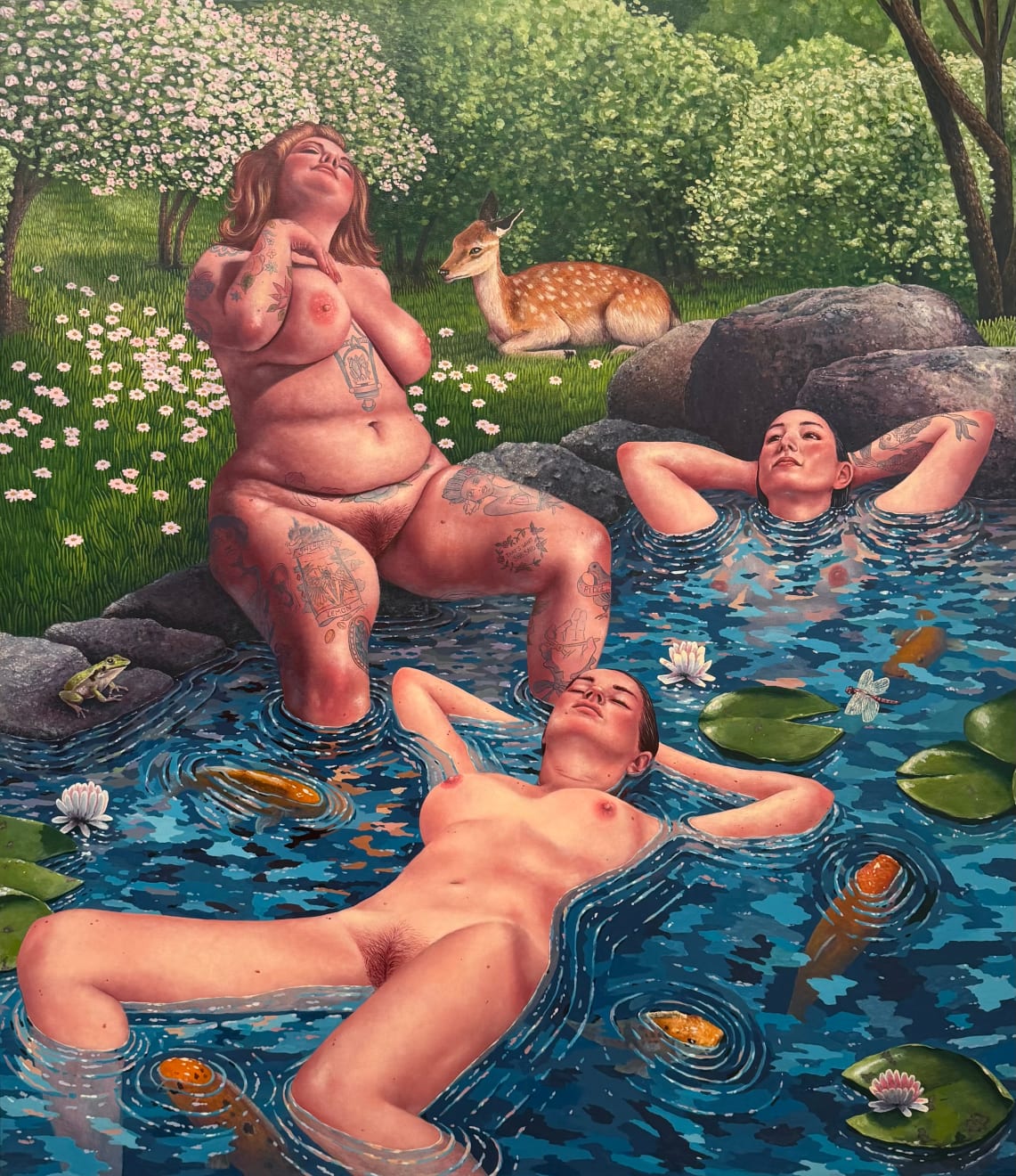 Shona McAndrew, In the pond, 2025