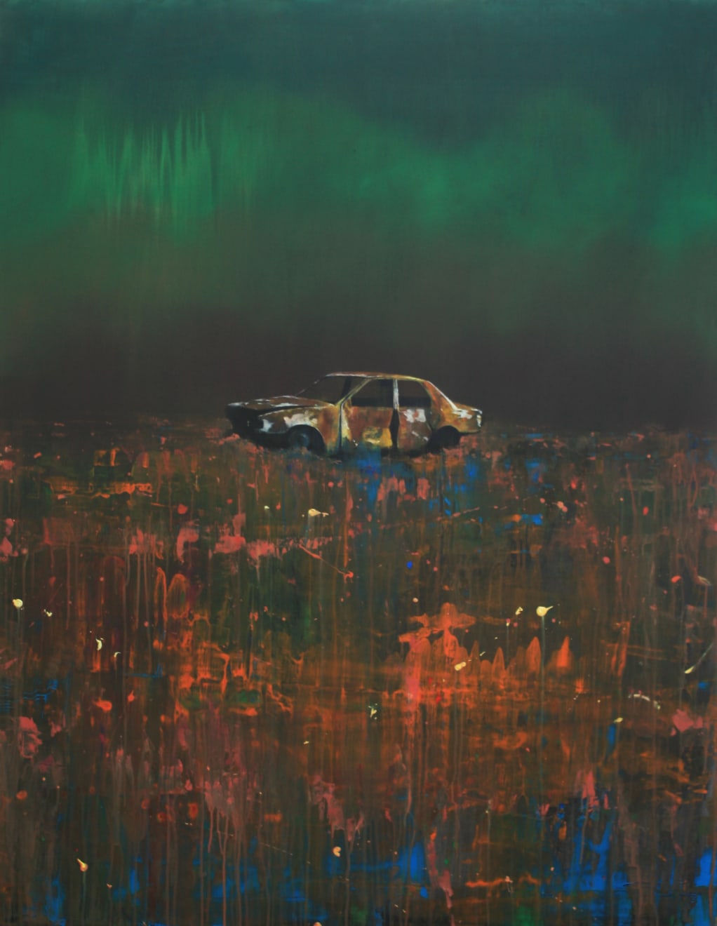 Nick Archer, White Car, 2019