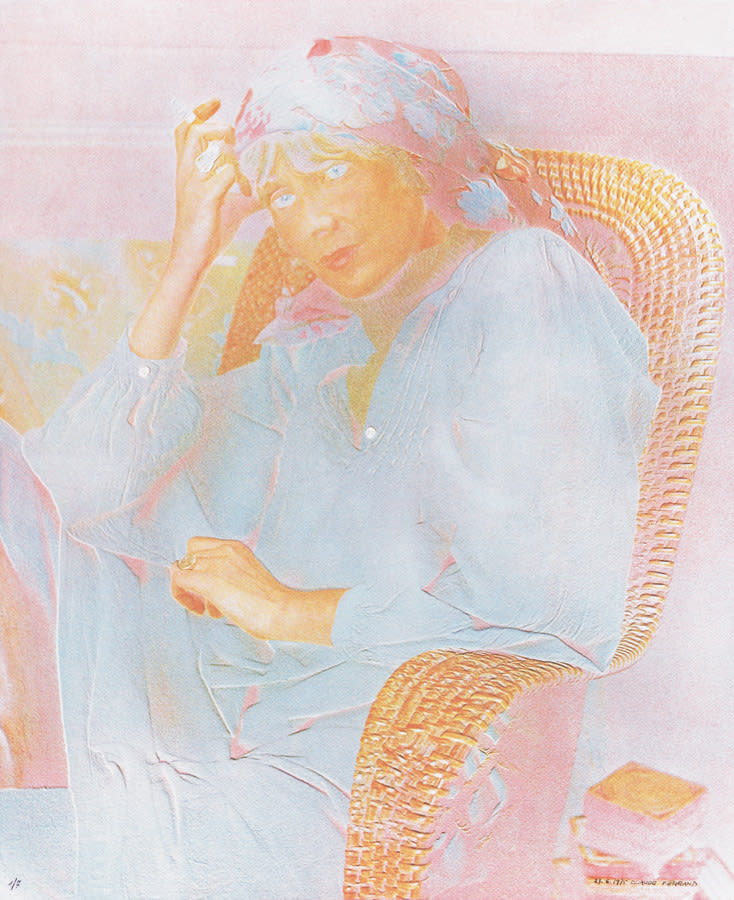 Claude Ferrand, Portrait Sarah Moon, 1975