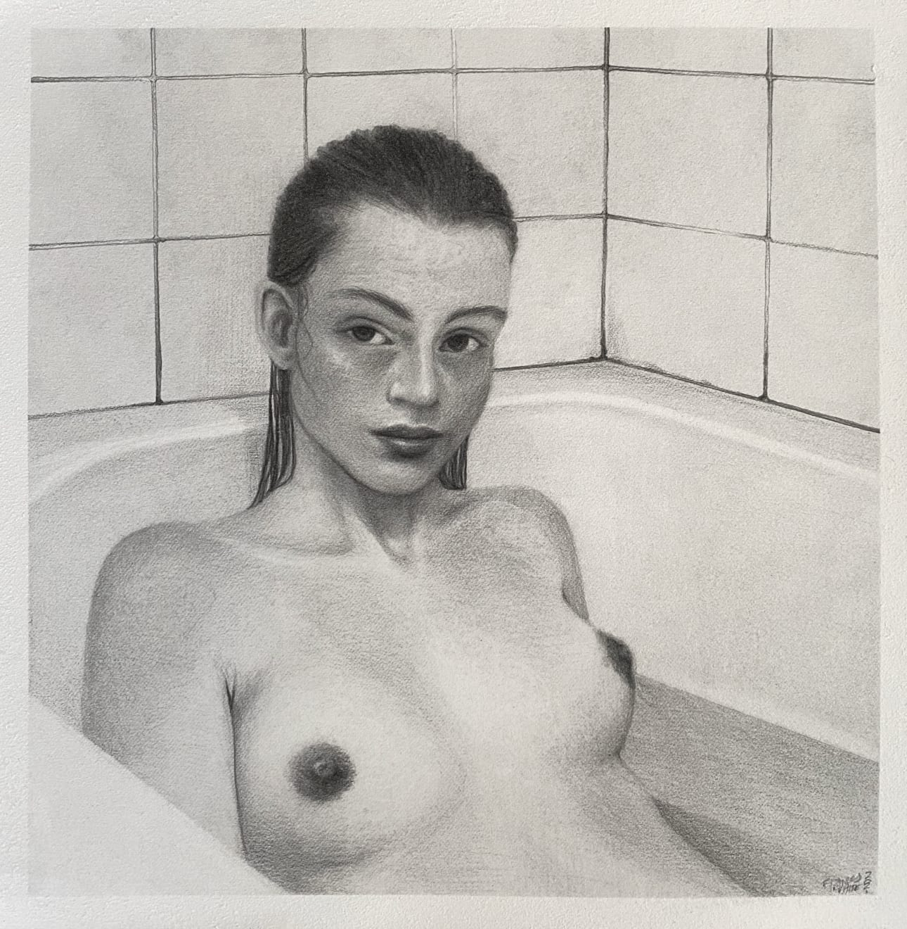 Frances Waite, One or the Dirty Grout Crowd, 2021