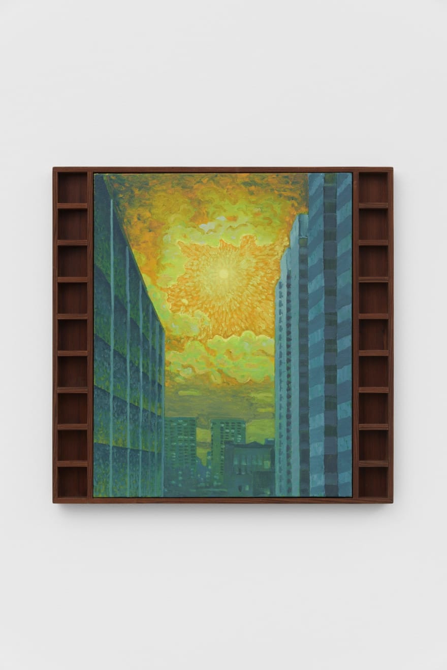 Masamitsu Shigeta, Moon and building 2, 2022