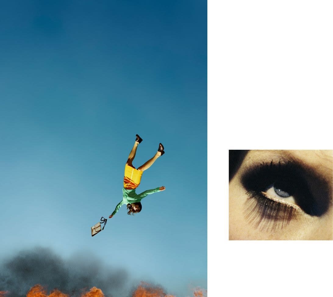 Alex Prager, 10:58 am Bunker Hill and Eye #7 (Suicide) (Diptych), 2012