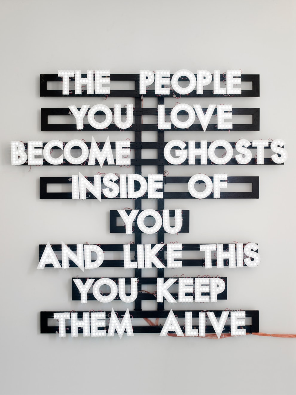 Robert Montgomery, The People You Love , 2013