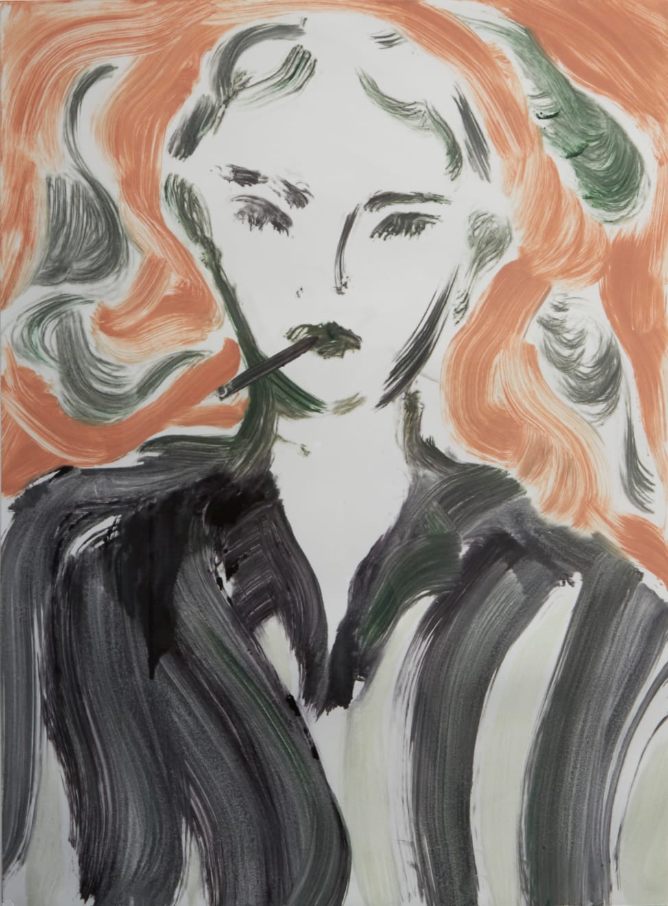 Faye Wei Wei, Where No Wax Is The Candle Shows It's Hairs, 2018