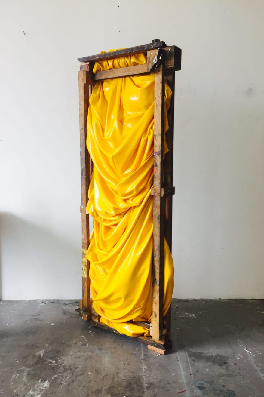 James Tailor, Acrylic paint and two easels, 2016