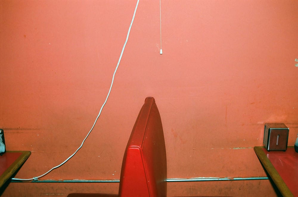 Lorena Lohr, Untitled (Red Leather Booth)