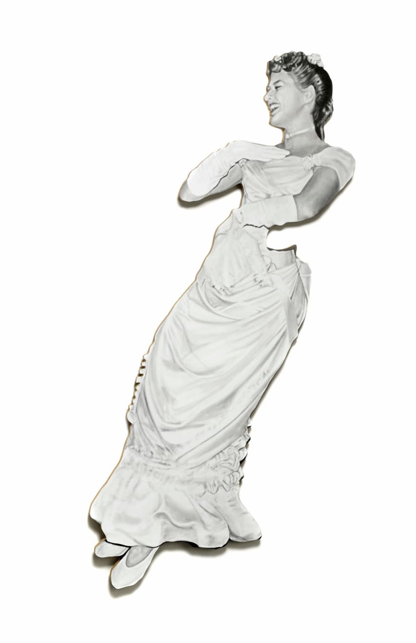 Nina Mae Fowler, Ingrid (Leaning board VI), 2013