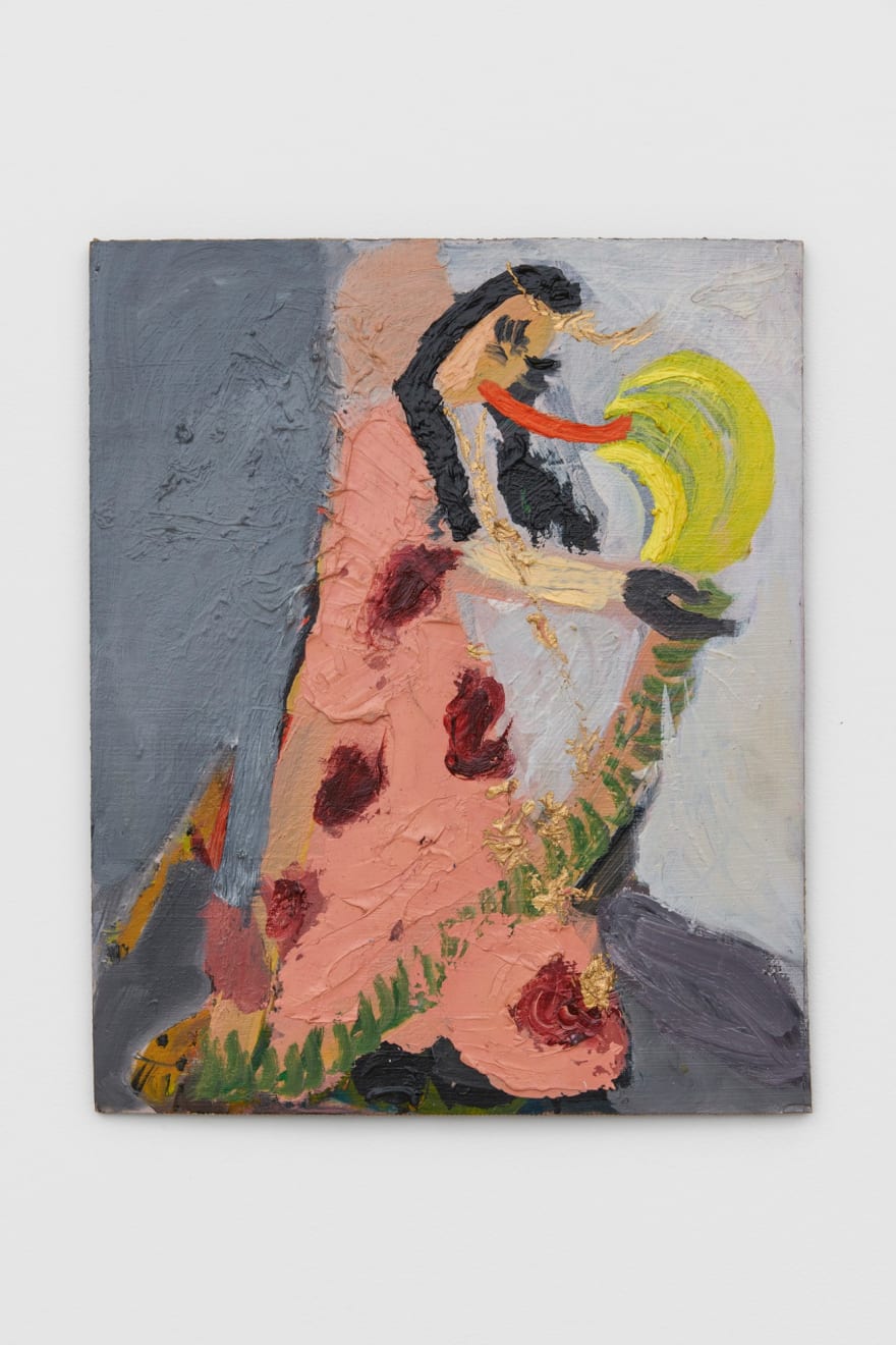 Alida Cervantes, Santa con plátanos, 2017
