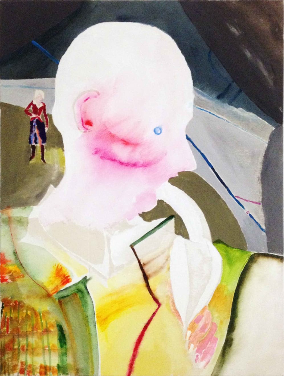 Alice McCabe, Pale Offica Man Eating a banana, 2013