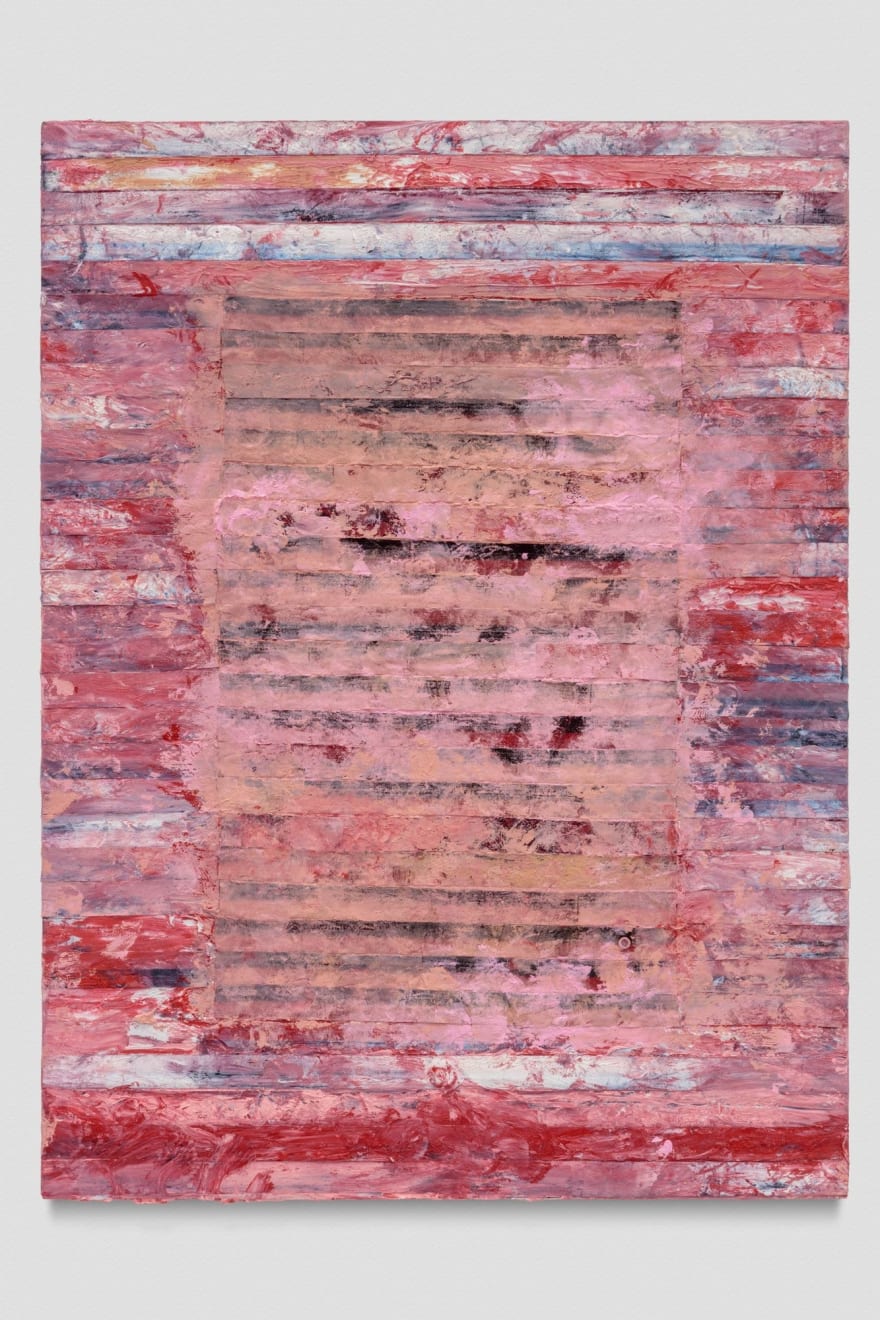 Tim Youd, Typewriter Ribbon Painting 2 (Series 2), 2019