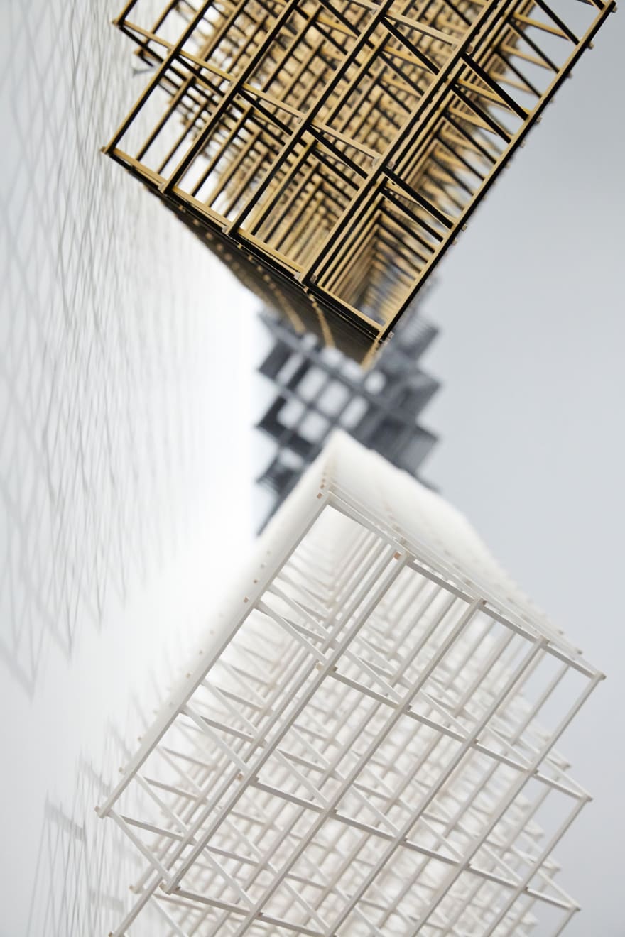 Alois Kronschlaeger, Black, White on White and Rhomboid #3, 2015