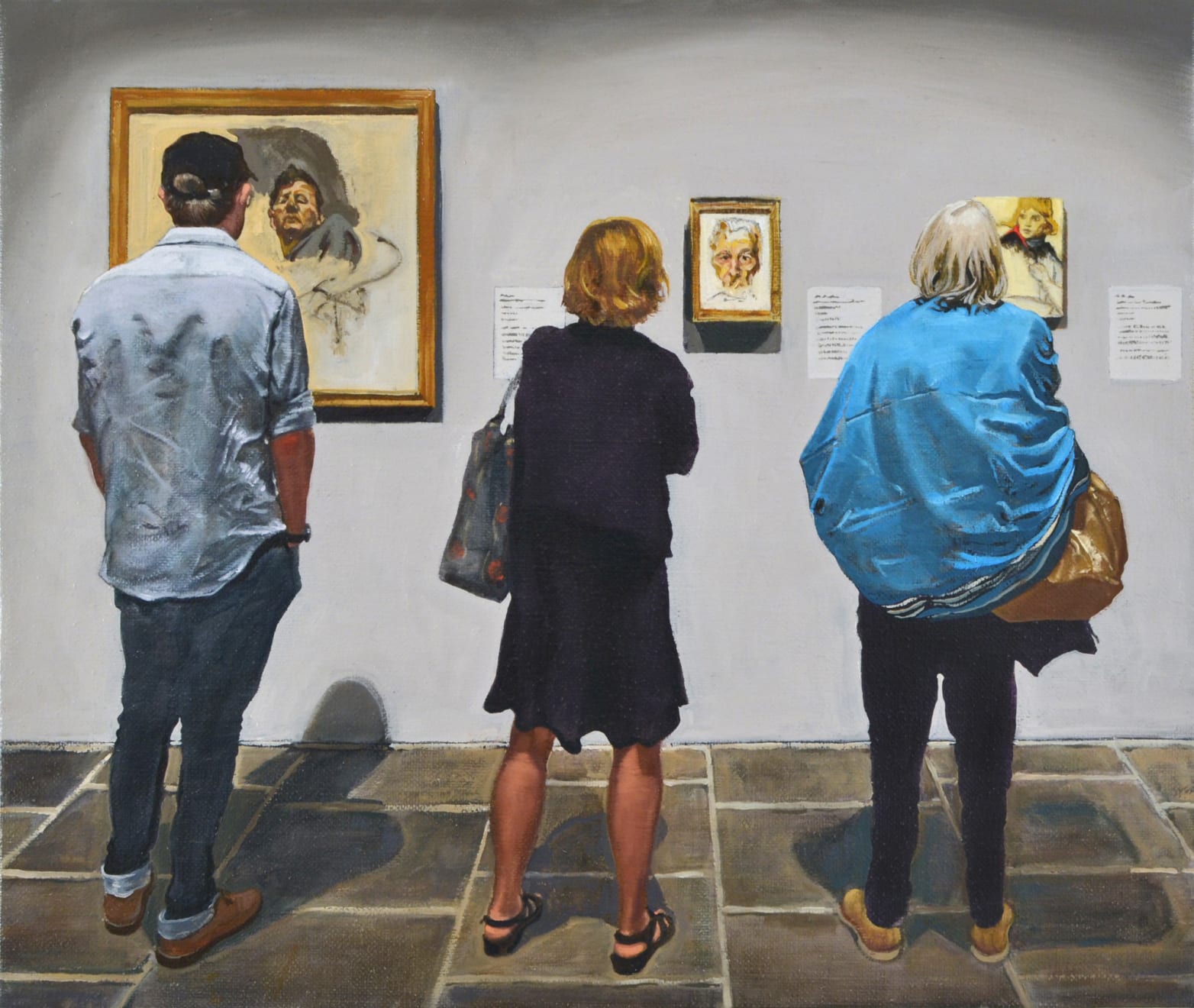 Joe Fig, Three Portraits: Freud, Freud, Peyton/Met Breuer, 2016