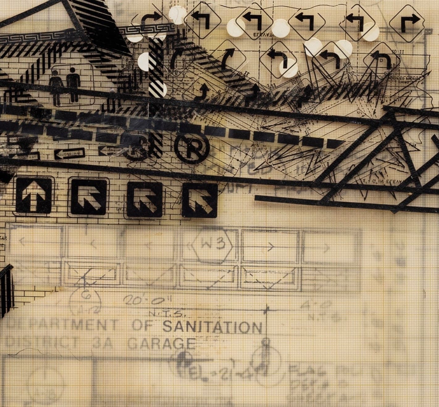 Judy Pfaff, Dept. Of Sanitation Project, 1985