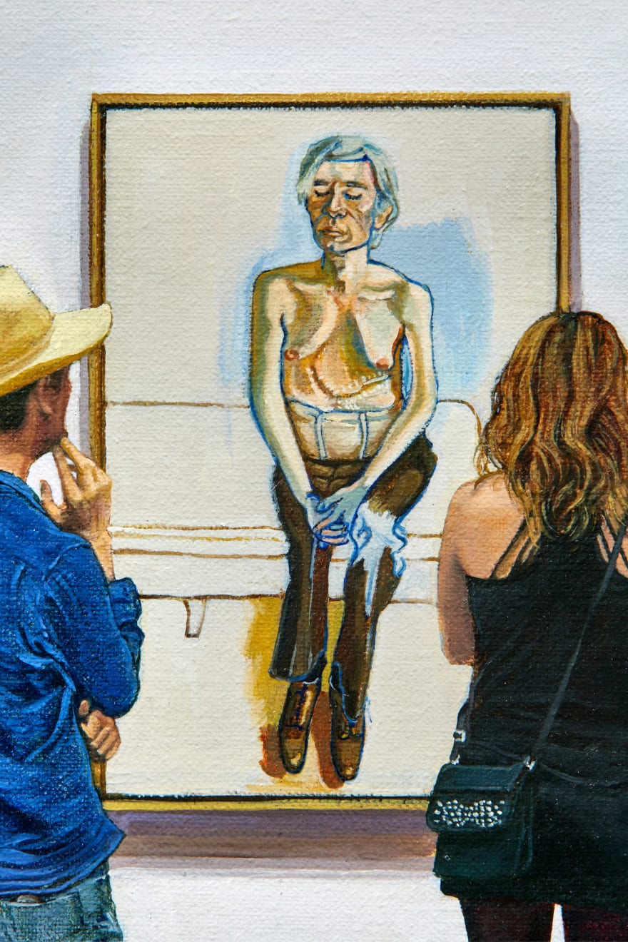 Joe Fig, Alice Neel: Andy Warhol/Whitney, 2020