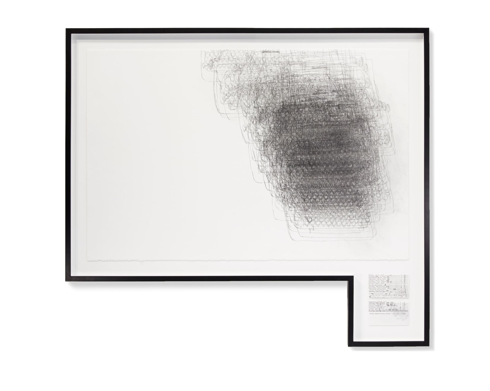 Tim Youd, 100 Smith Corona Silents with Tally, 2017