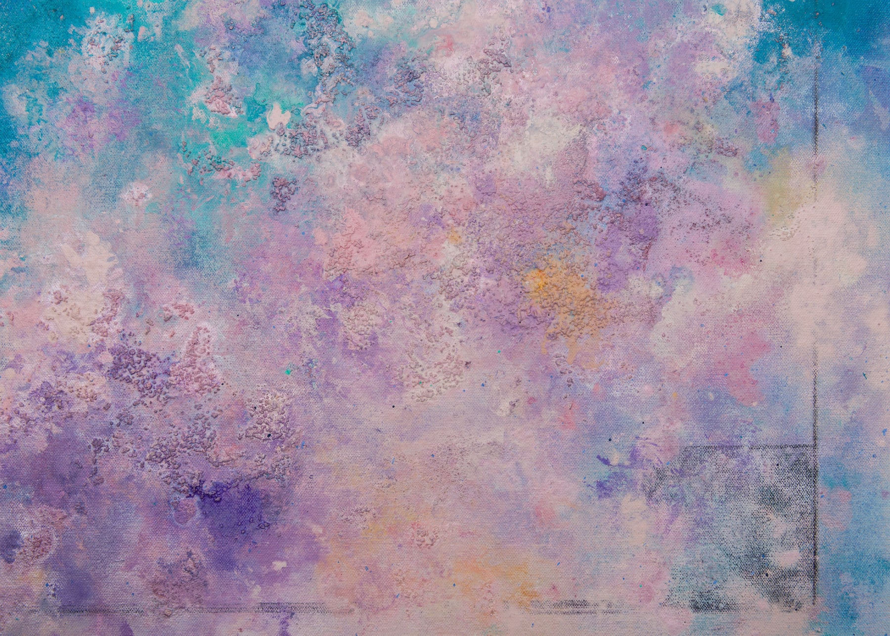 Diane Burko, Coral Quartet #1, 2018