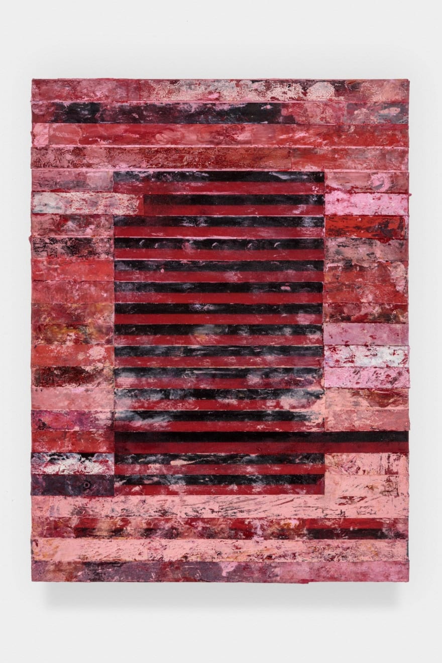 Tim Youd, Typewriter Ribbon Painting 6 (Series 3), 2020