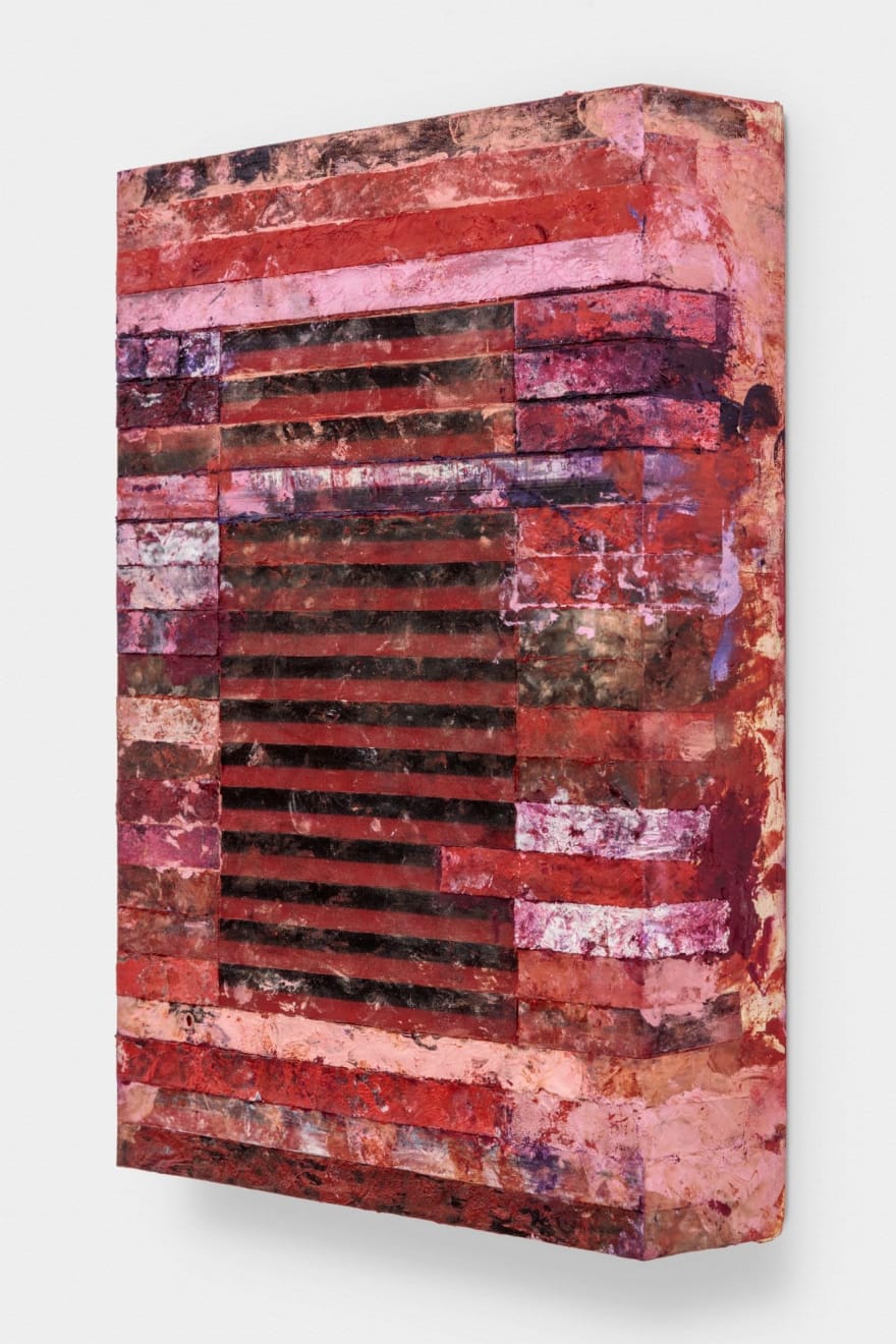 Tim Youd, Typewriter Ribbon Painting 9 (Series 3), 2020