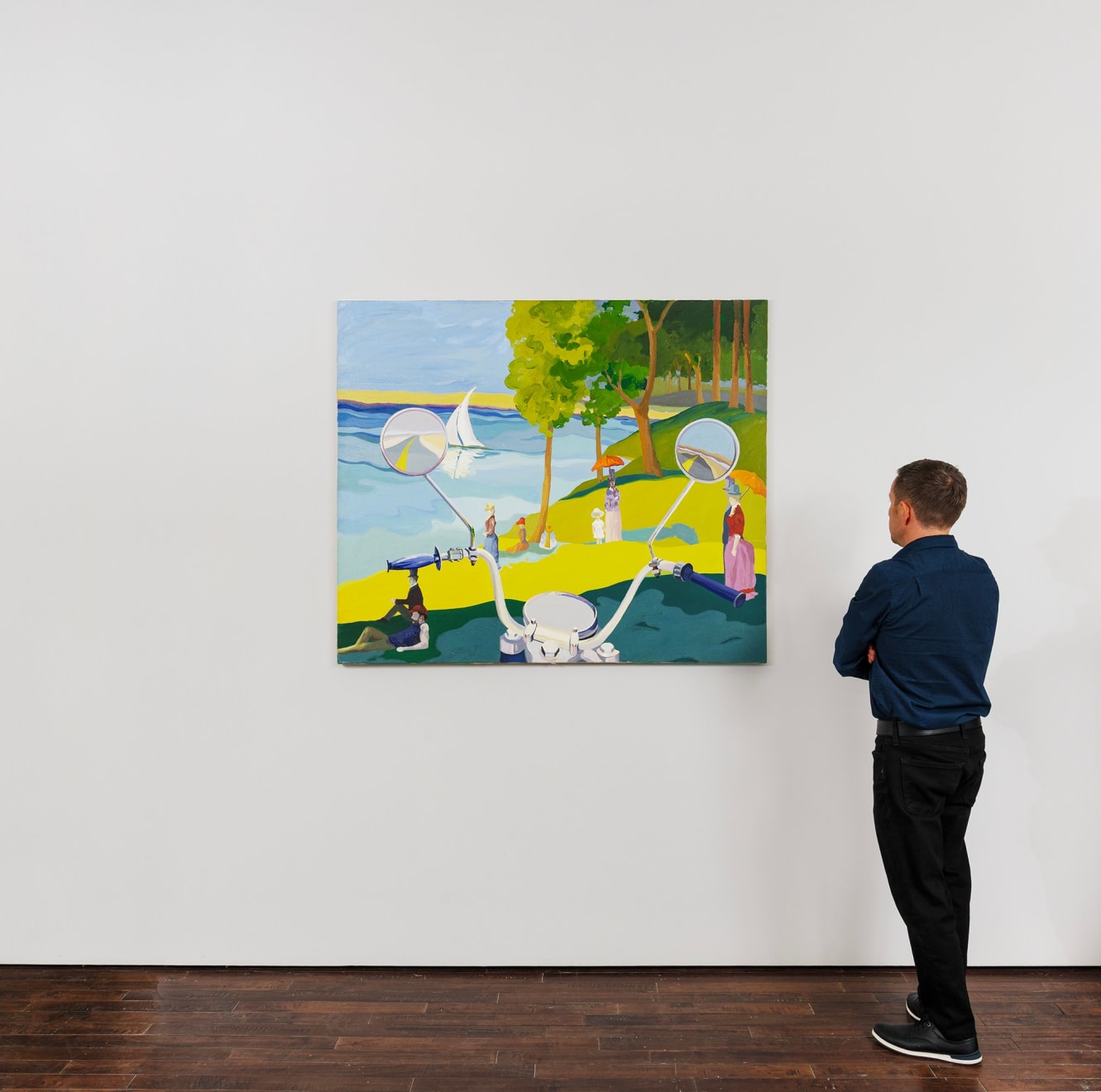 Diane Burko, Grande Jatte Study, 1969