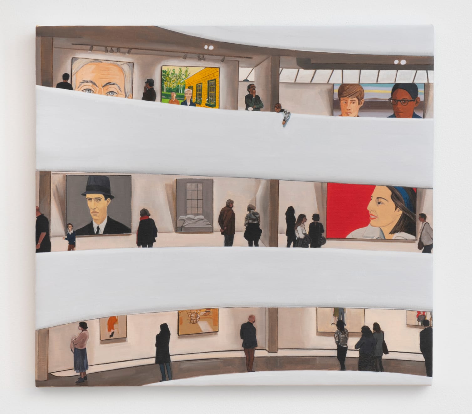 Joe Fig, Alex Katz: Gathering/Guggenheim (The Great Katzby), 2022-23