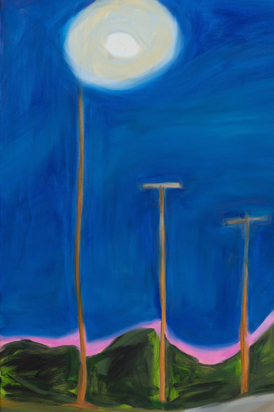 Maureen O'Leary, Night with Pink Haze, 2023