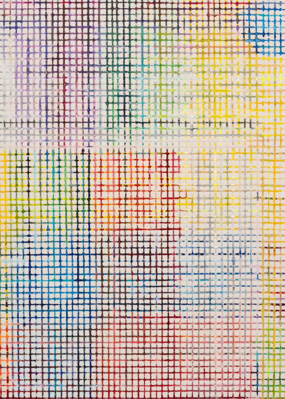 Alois Kronschlaeger, Large Size Color Field #07 (3x3), 2024