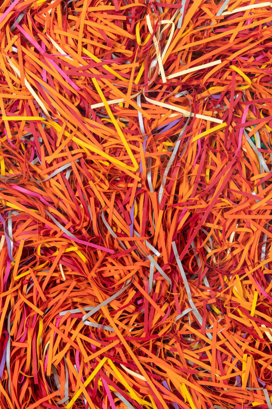 Jennifer Marman and Daniel Borins, Hot Red Shred, 2016