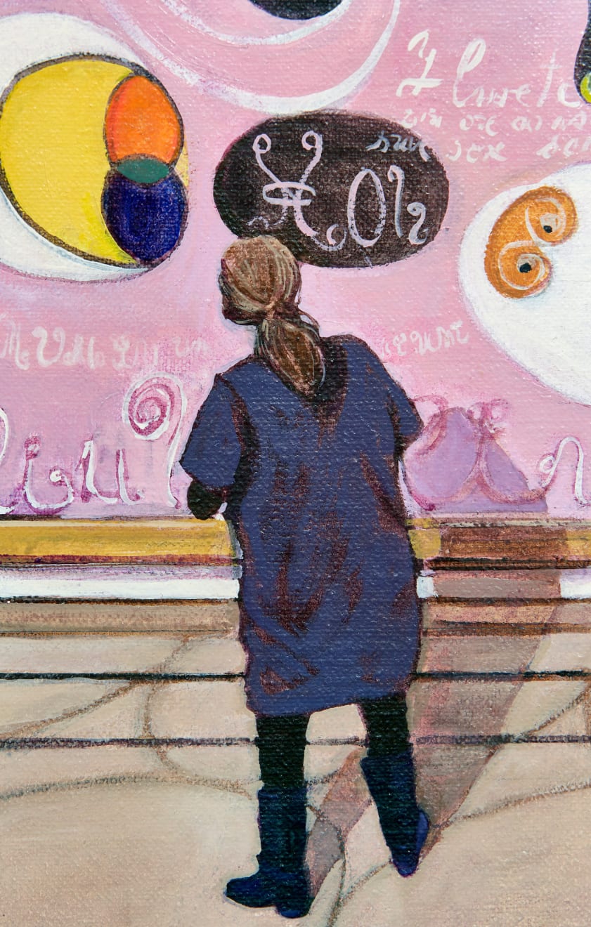 Joe Fig, Hilma af Klint: The Ten Largest, Adulthood #6, 7 & 8/Guggenheim, 2019