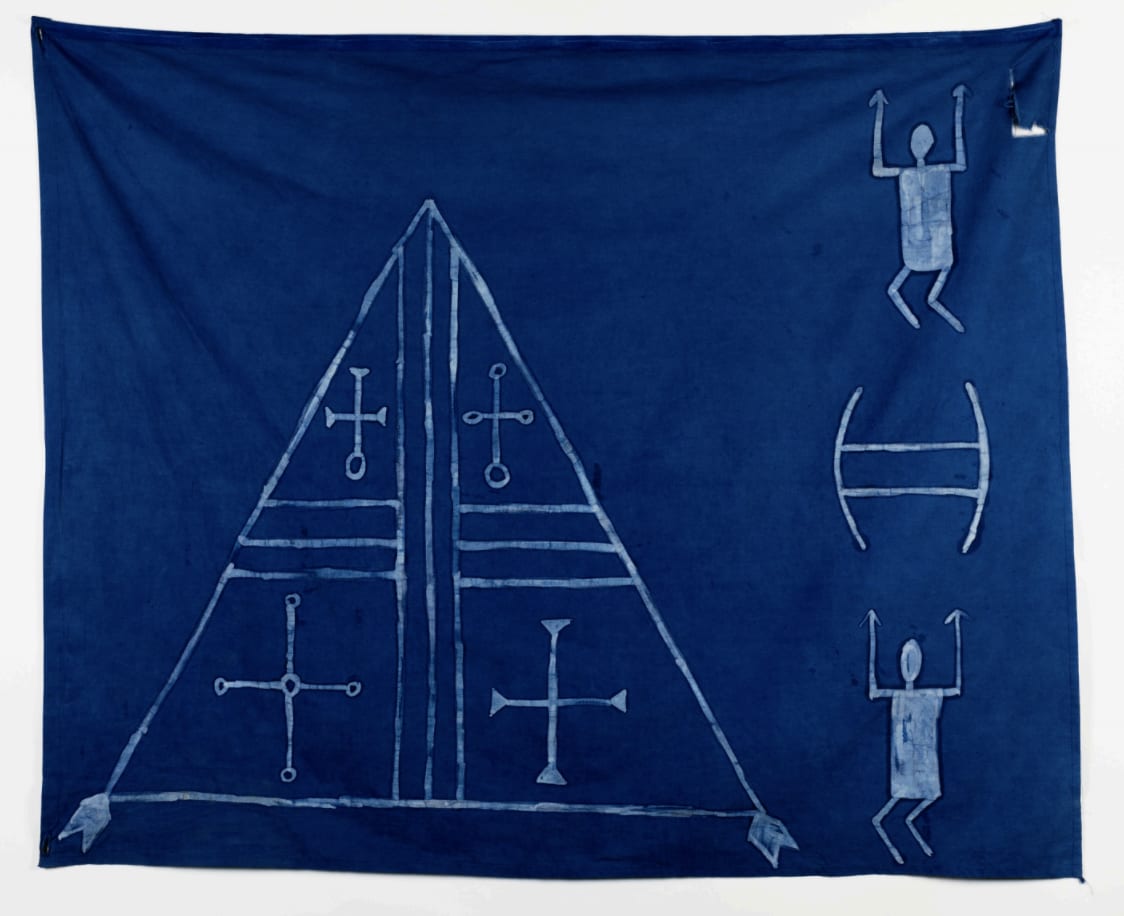 Dread Scott, Army of the Enslaved Flag (Ejagham), 2019