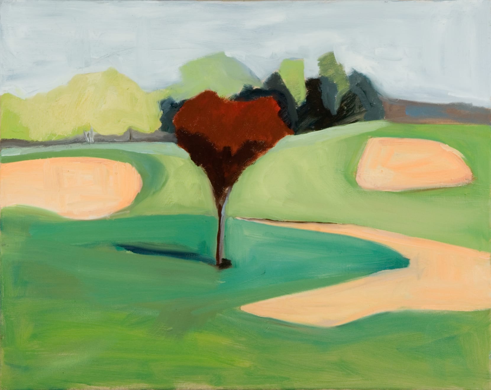 Maureen O'Leary, The Red Tree, 2016