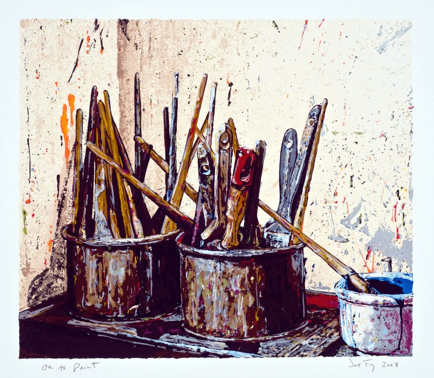 Joe Fig, Brushes (Bill Jensen), 2008