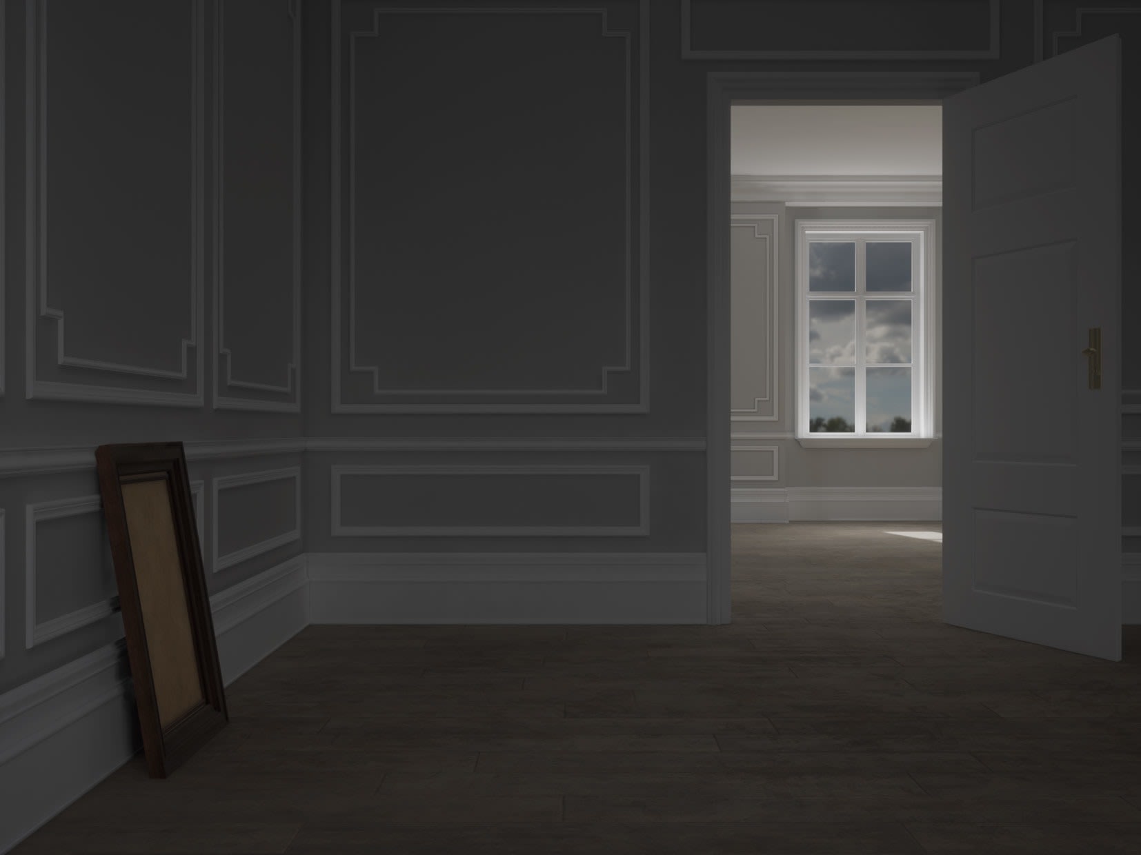 Victor Burgin, Young Oaks, 2020