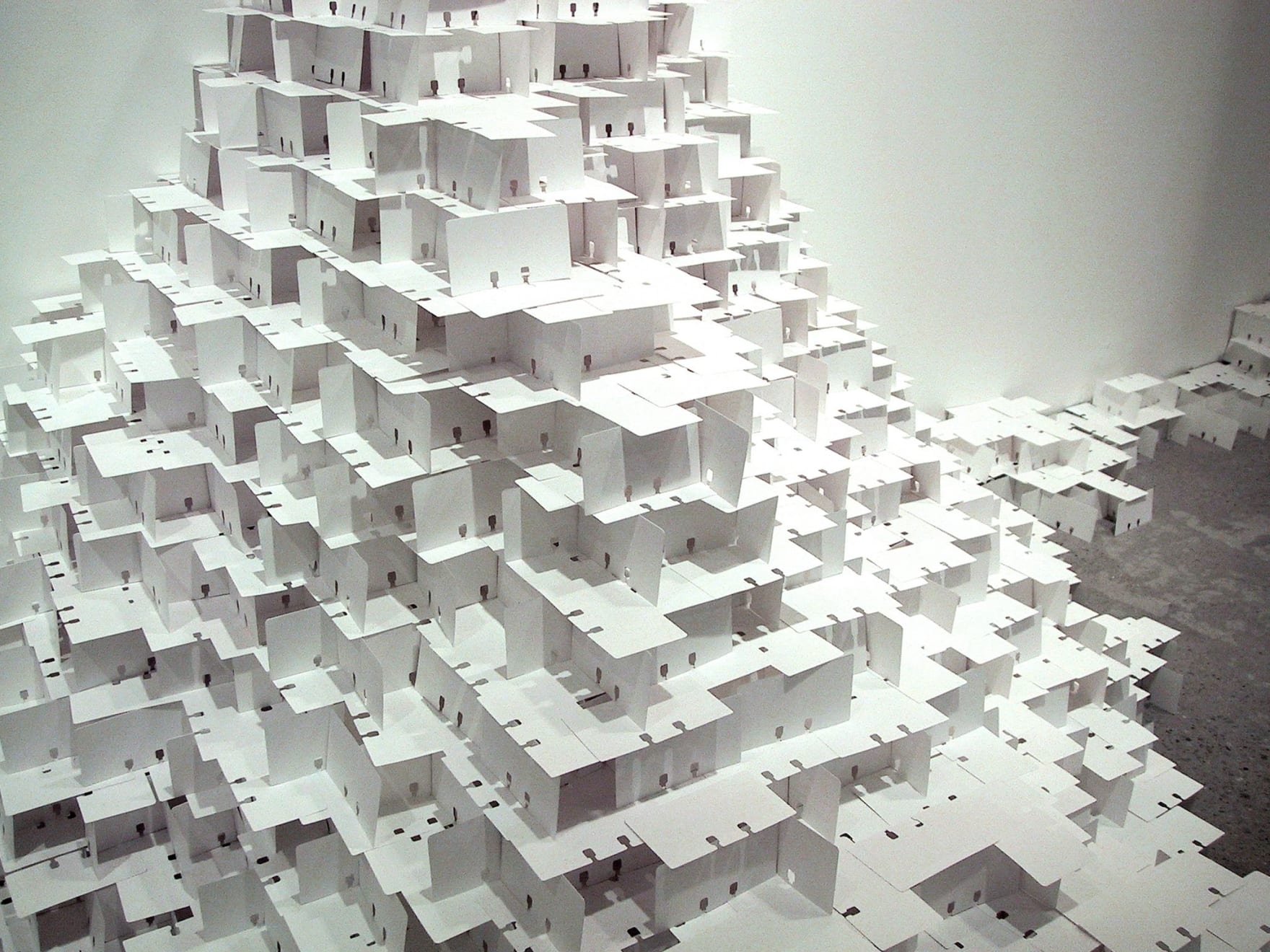 Jean Shin, Carte Blanche Constructions, 2001