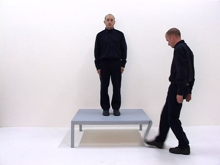 John Wood and Paul Harrison, Twenty-Six (Drawing and Falling Things), 2001