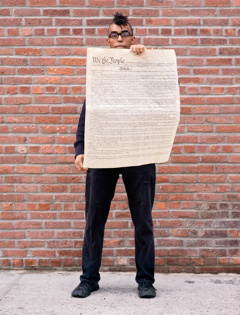 Dread Scott, Burning the US Constitution, 2011