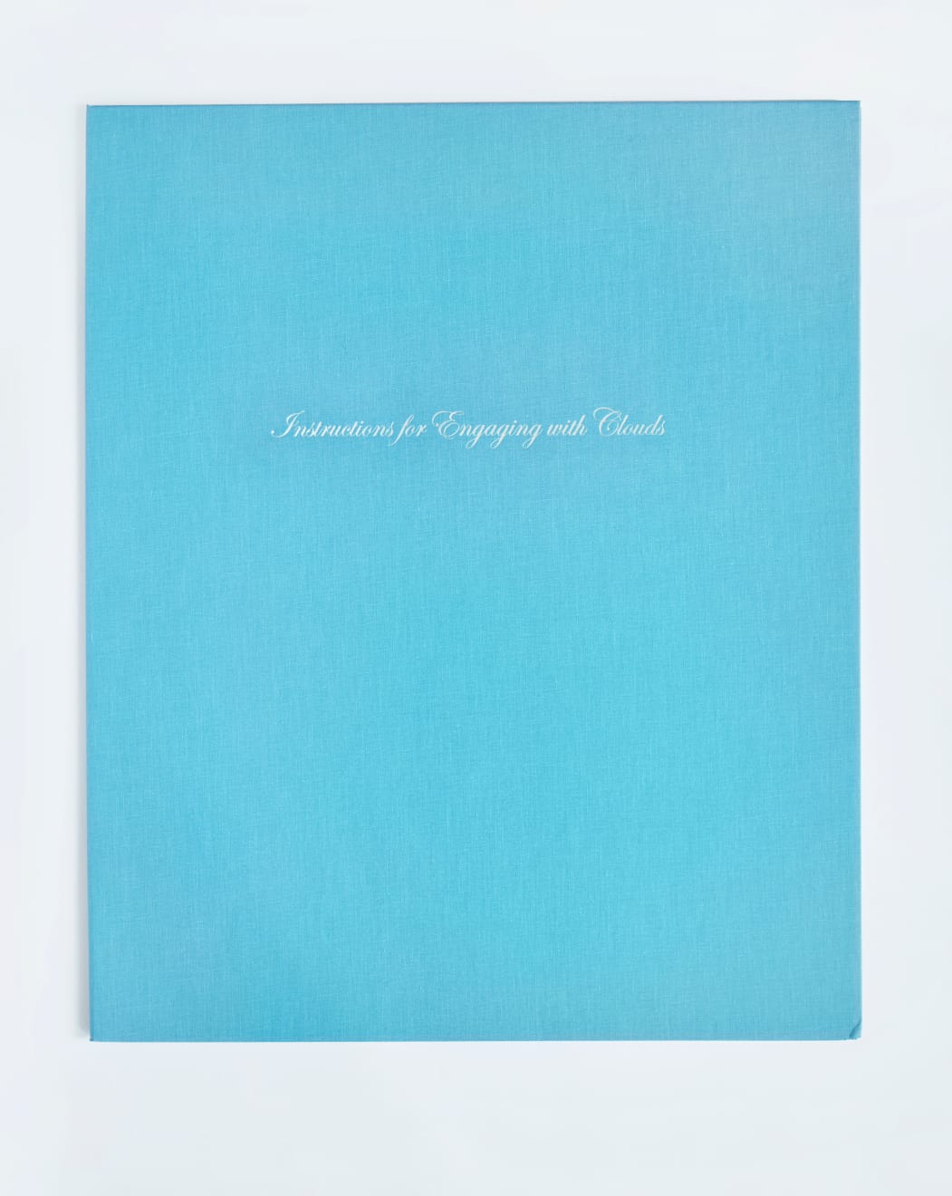 MK Guth, Instructions for Engaging with Clouds, 2018