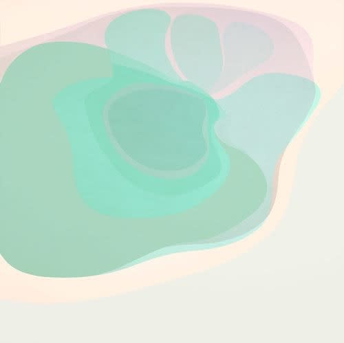 Helen Lundeberg, Untitled (Flower Form), 1966