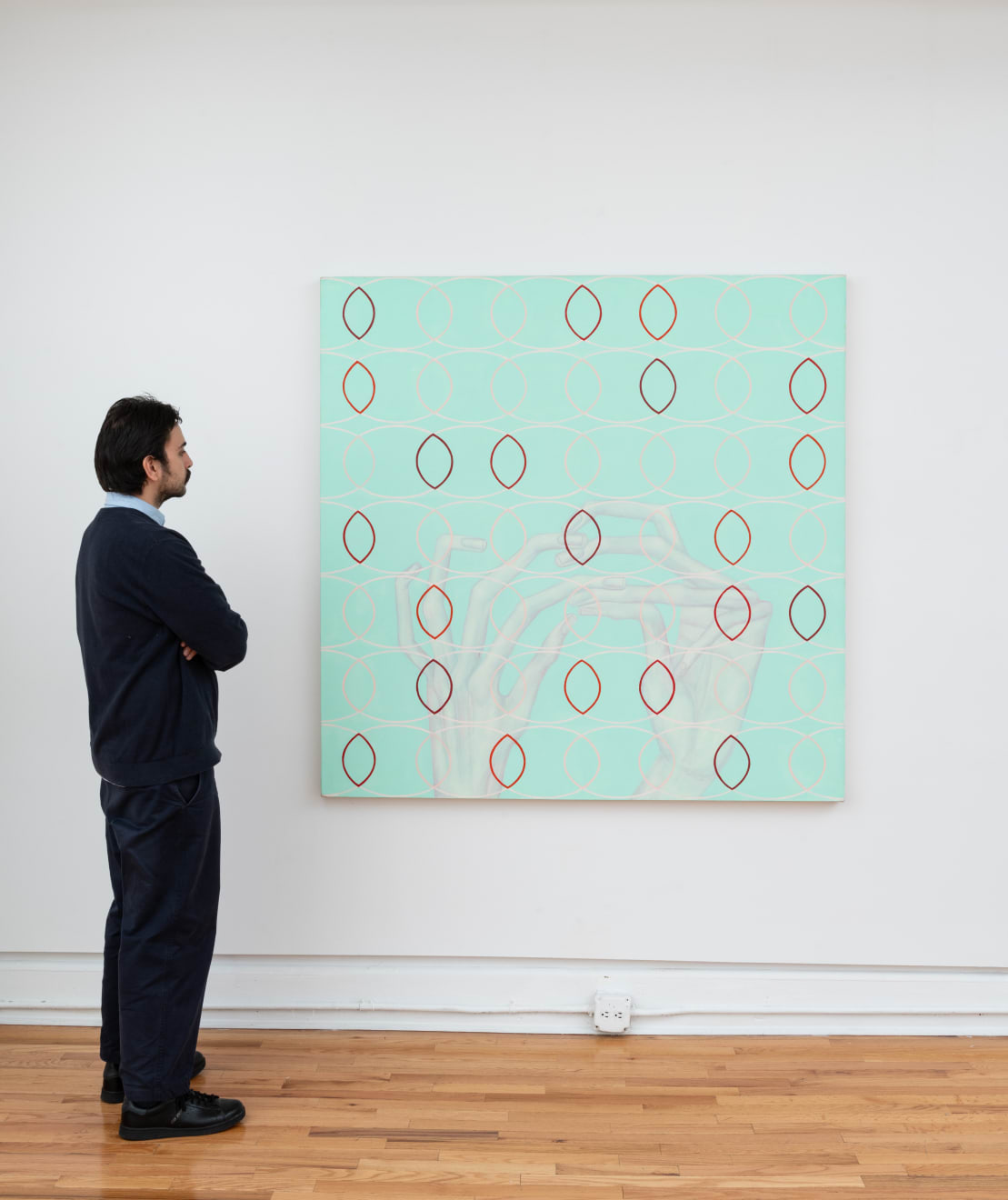 Audra Skuodas, Vibrational Vulnerability - Weaving Hands, 1999