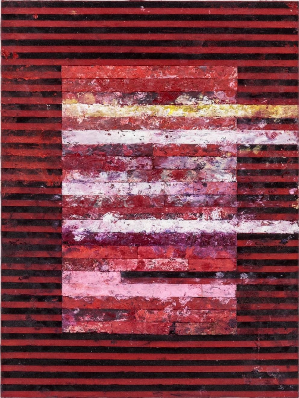 Tim Youd, Typewriter Ribbon Painting 4 (Series 3), 2020