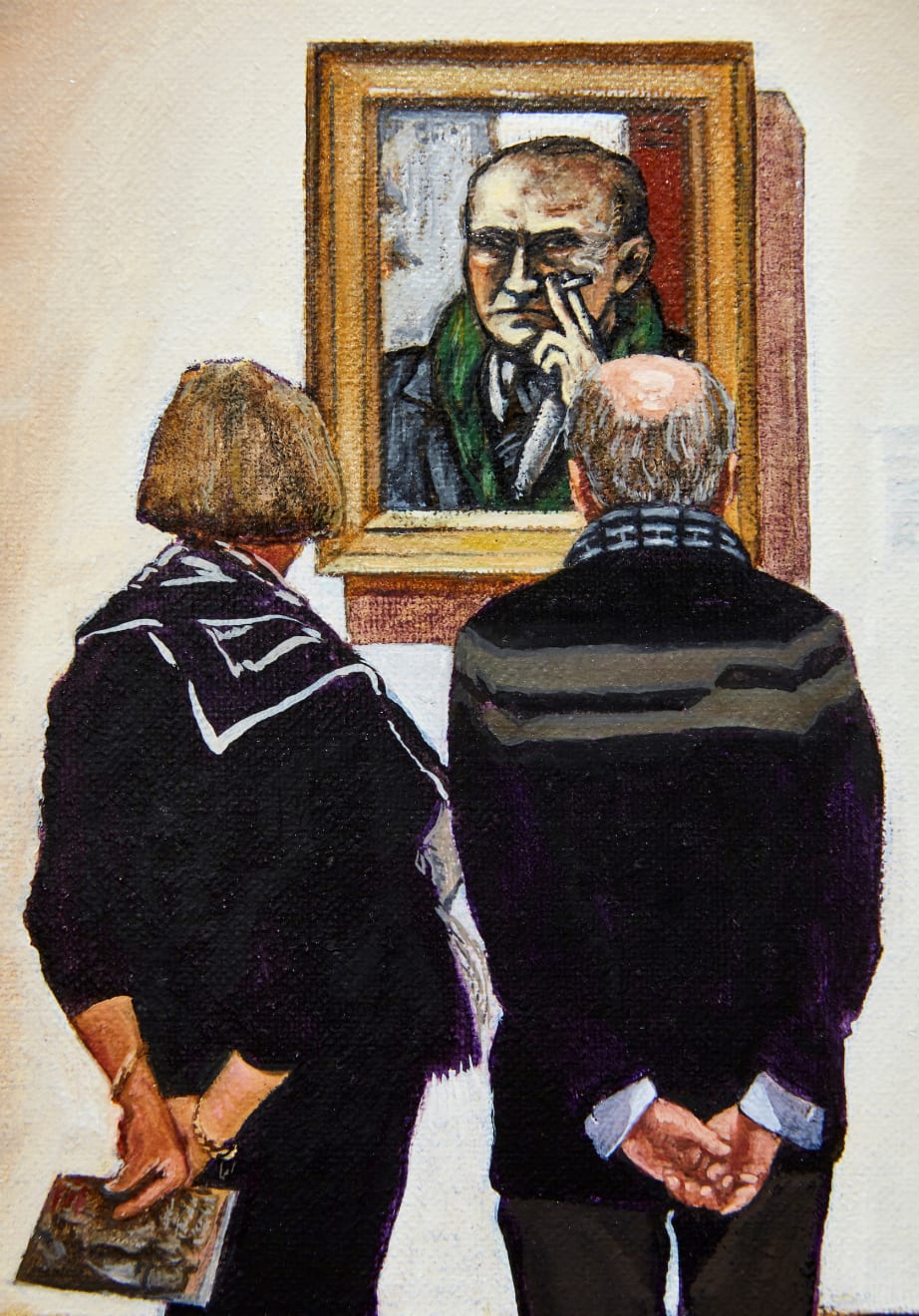 Joe Fig, Max Beckmann: 3 Self-Portraits/Met, 2019