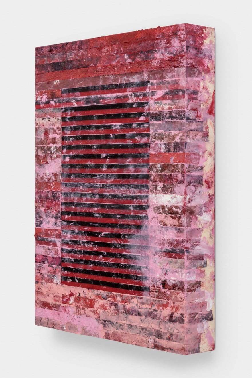 Tim Youd, Typewriter Ribbon Painting 1 (Series 3), 2020