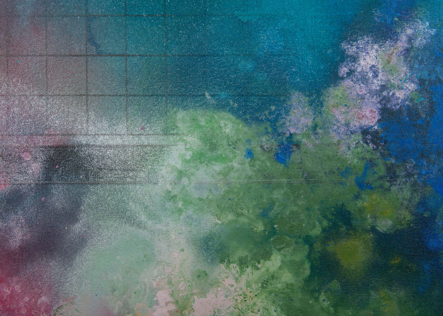 Diane Burko, Coral Quartet #1, 2018