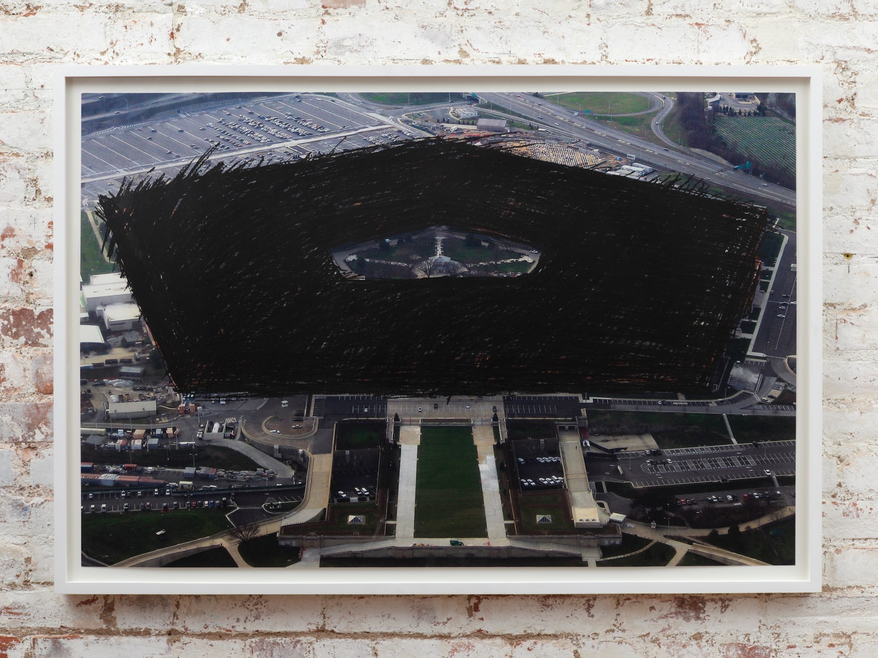 Dread Scott, Obliterated Power (Pentagon), 2022