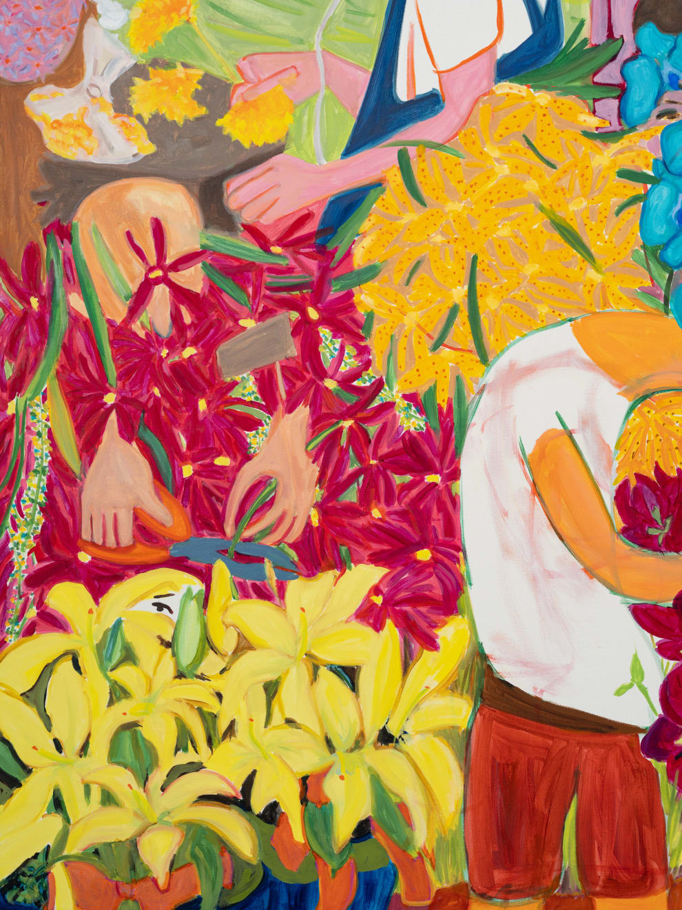 Maureen O'Leary, Flower Market, Bangkok, 2025