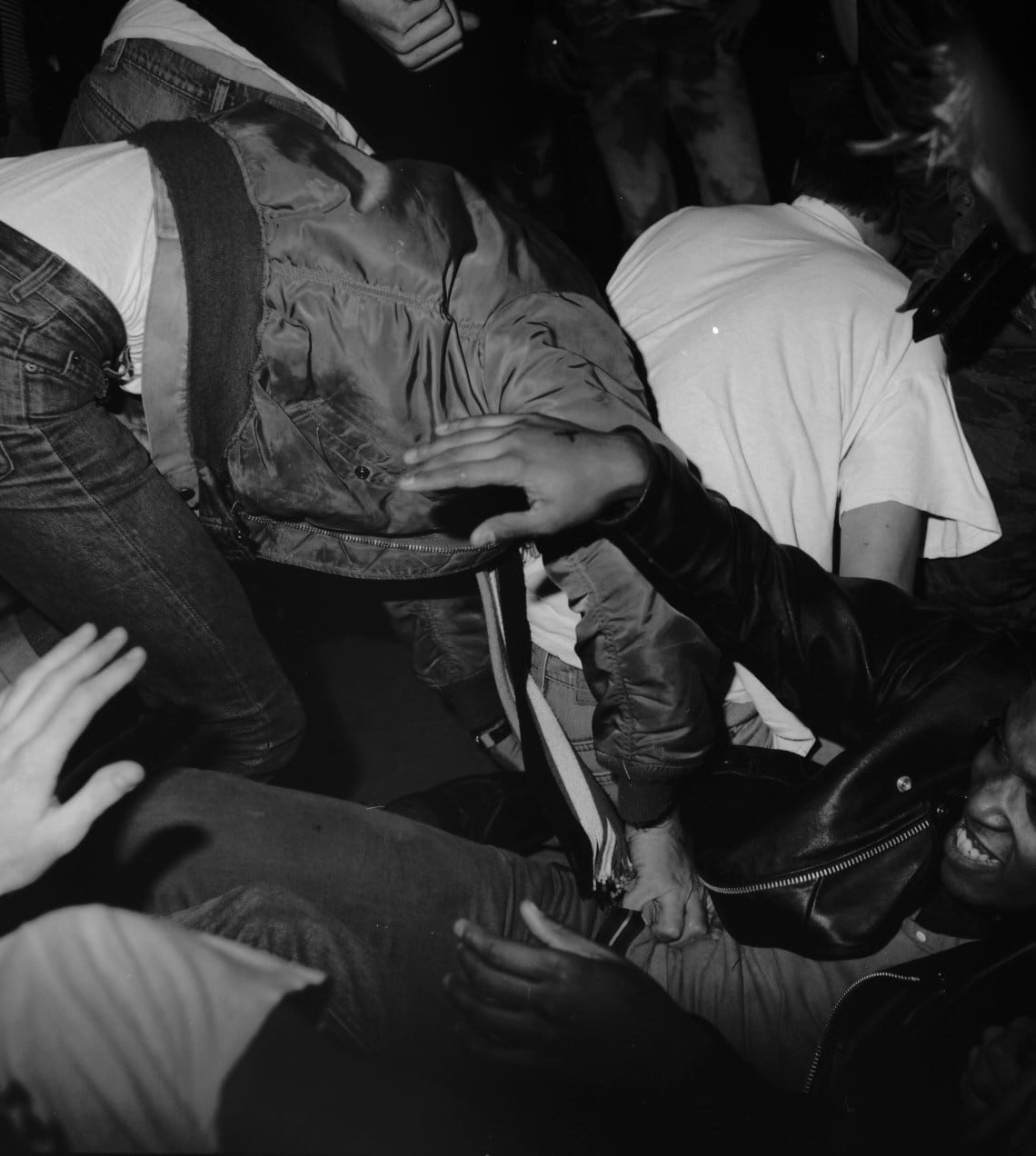 Dread Scott, Eric W on Floor, 1984