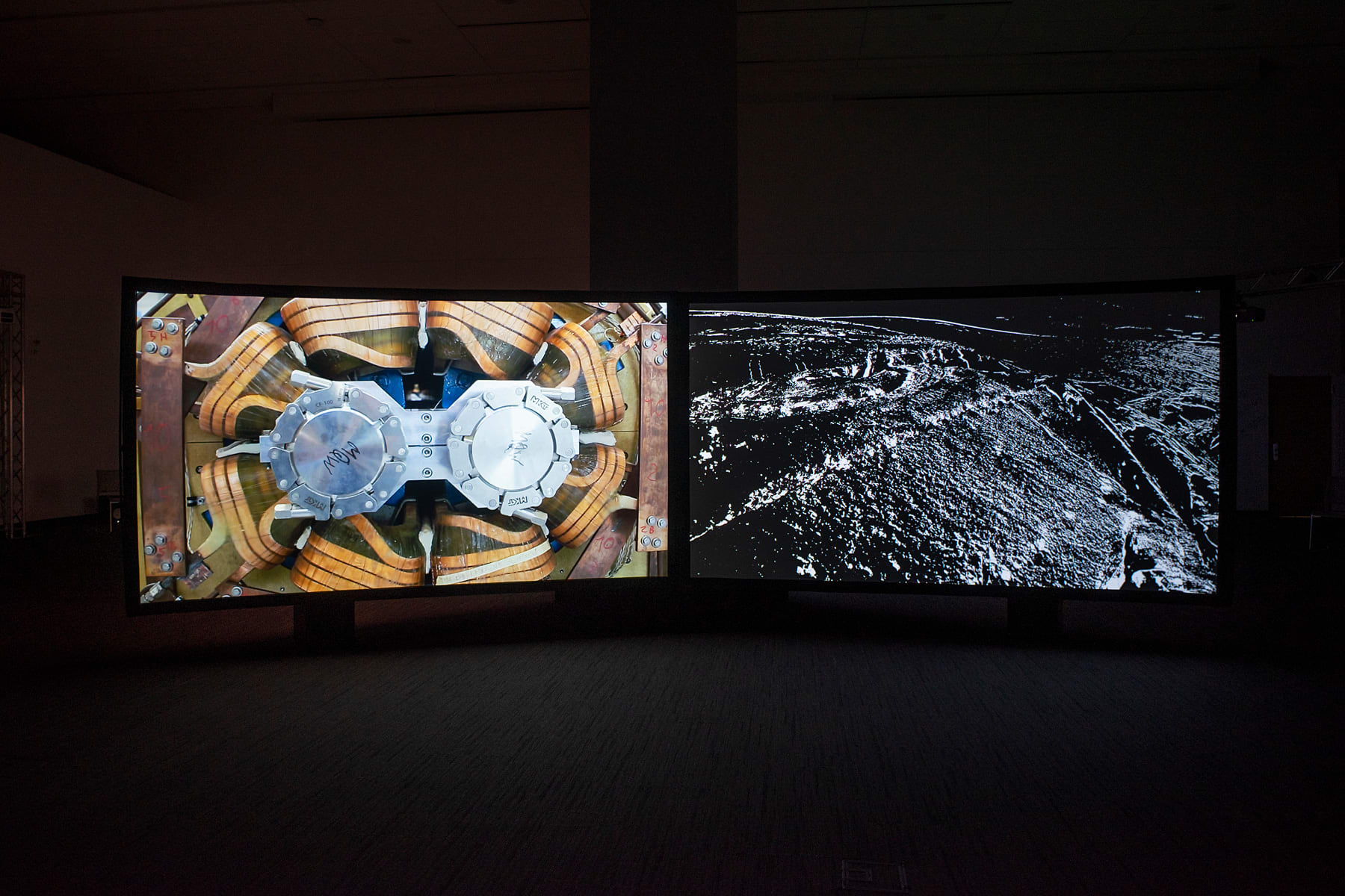 Janet Biggs, Agnieszka Miedlar, and Daniel Tapia Takaki, Entanglements, 2022