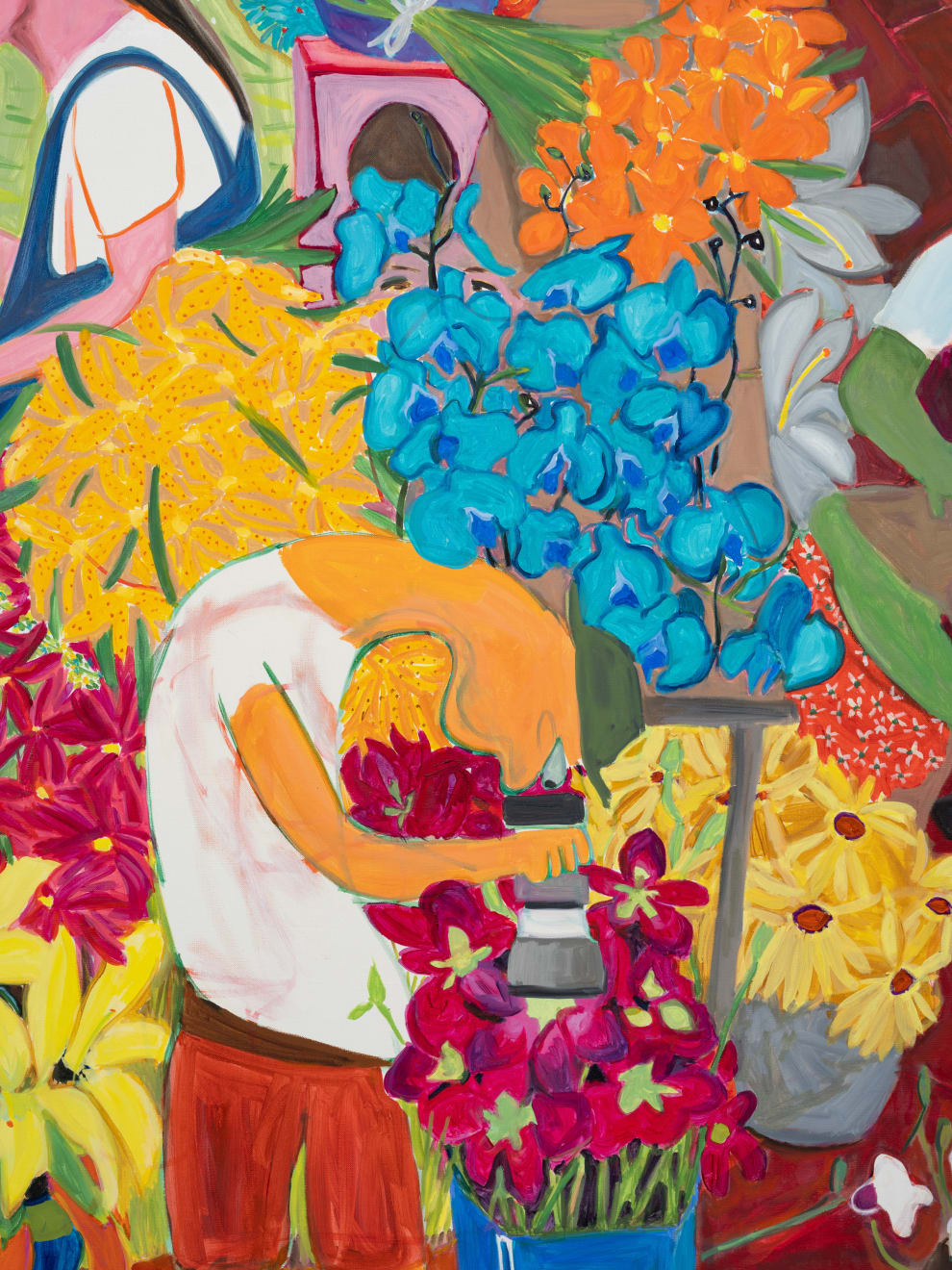 Maureen O'Leary, Flower Market, Bangkok, 2025