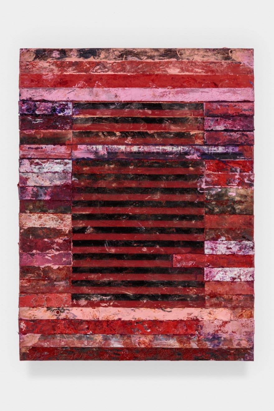 Tim Youd, Typewriter Ribbon Painting 9 (Series 3), 2020