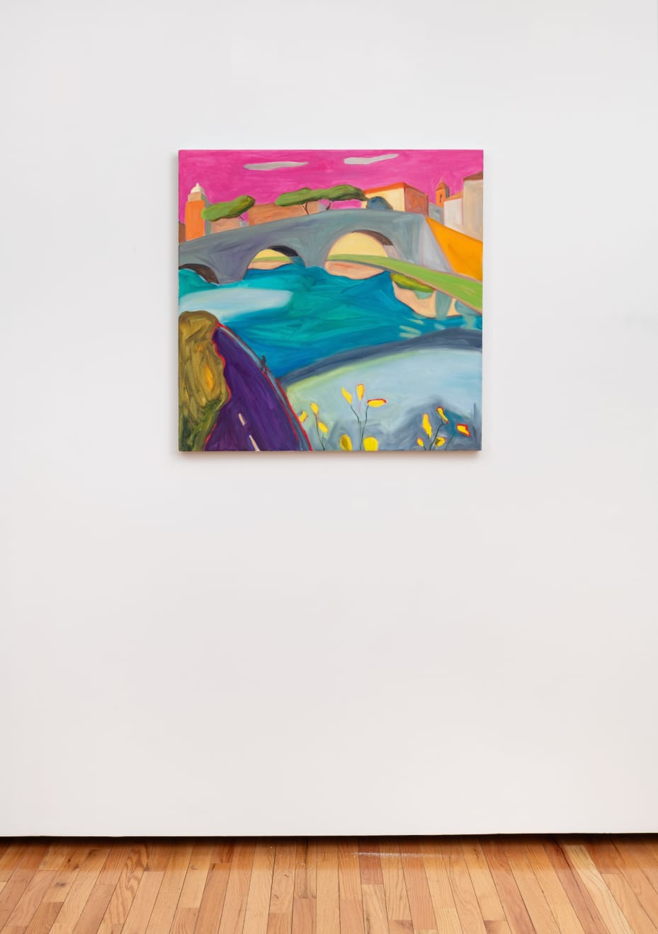 Maureen O'Leary, Road by the Tiber, 2023